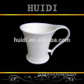 New products beautiful shape white fine new bone china coffee mug for restaurant